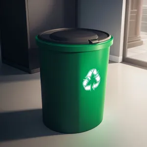 Recyclable Plastic Bin for Garbage Disposal