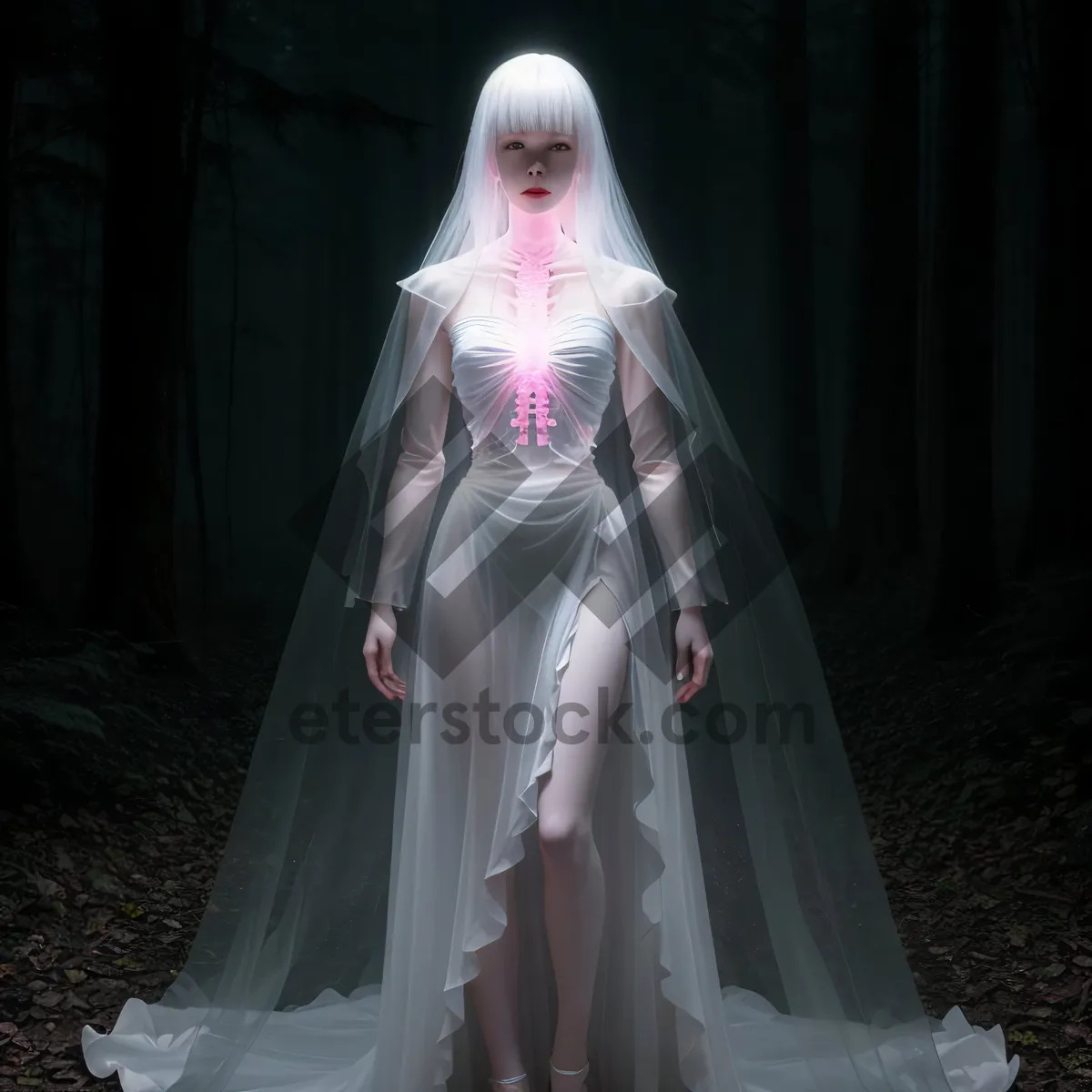Picture of Bride and Groom sharing love under cloak
