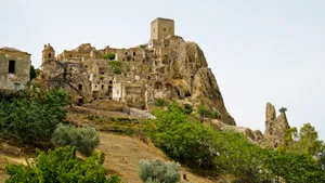 Medieval castle against sky - historic fortress landmark