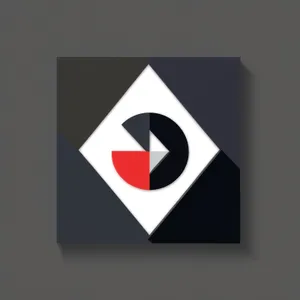 Patriotic symbol: Flag emblem sign