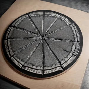 Antique window device on trivet base.