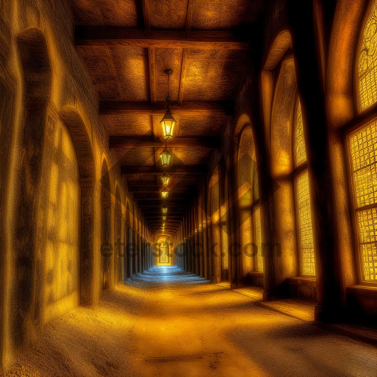 Picture of Stunning Archways in Historic Cathedral Interior