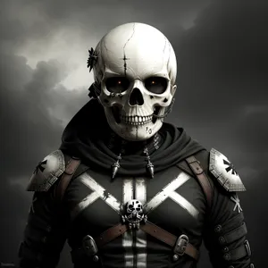 Spooky Skeleton Mask: Fear-inducing Horror
