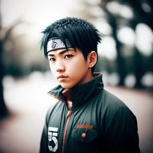 Cheerful businesswoman with a confident smile