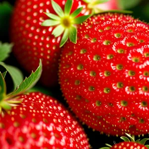 Juicy Strawberry Delight: Fresh, Sweet, and Healthy