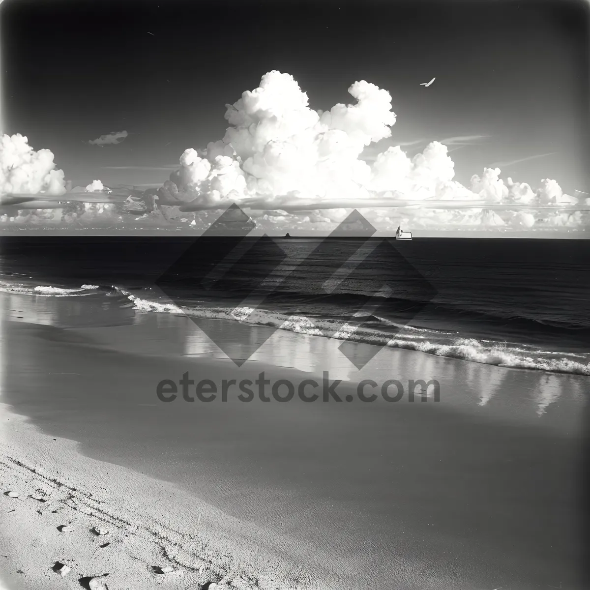 Picture of Serene Sunset Over Beaches and Lakes