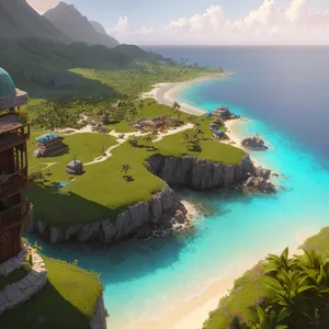 Tropical Beach Paradise - Sun, Sand, and Sea