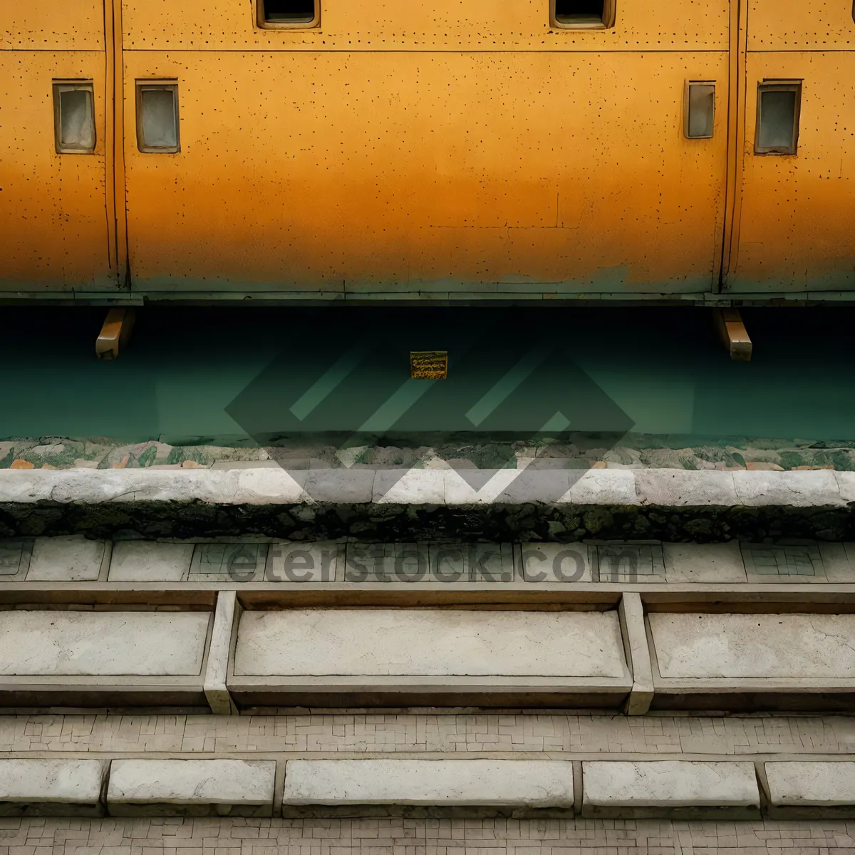 Picture of Vintage Train Car in Travel Locker