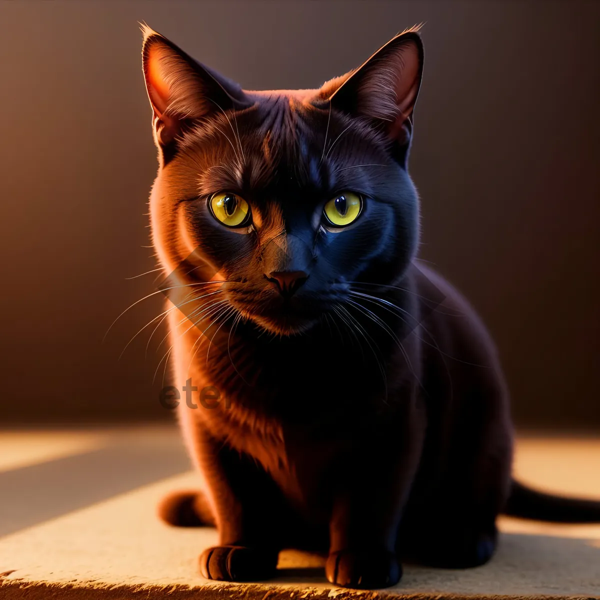 Picture of Adorable Tabby Kitty with Curious Eyes