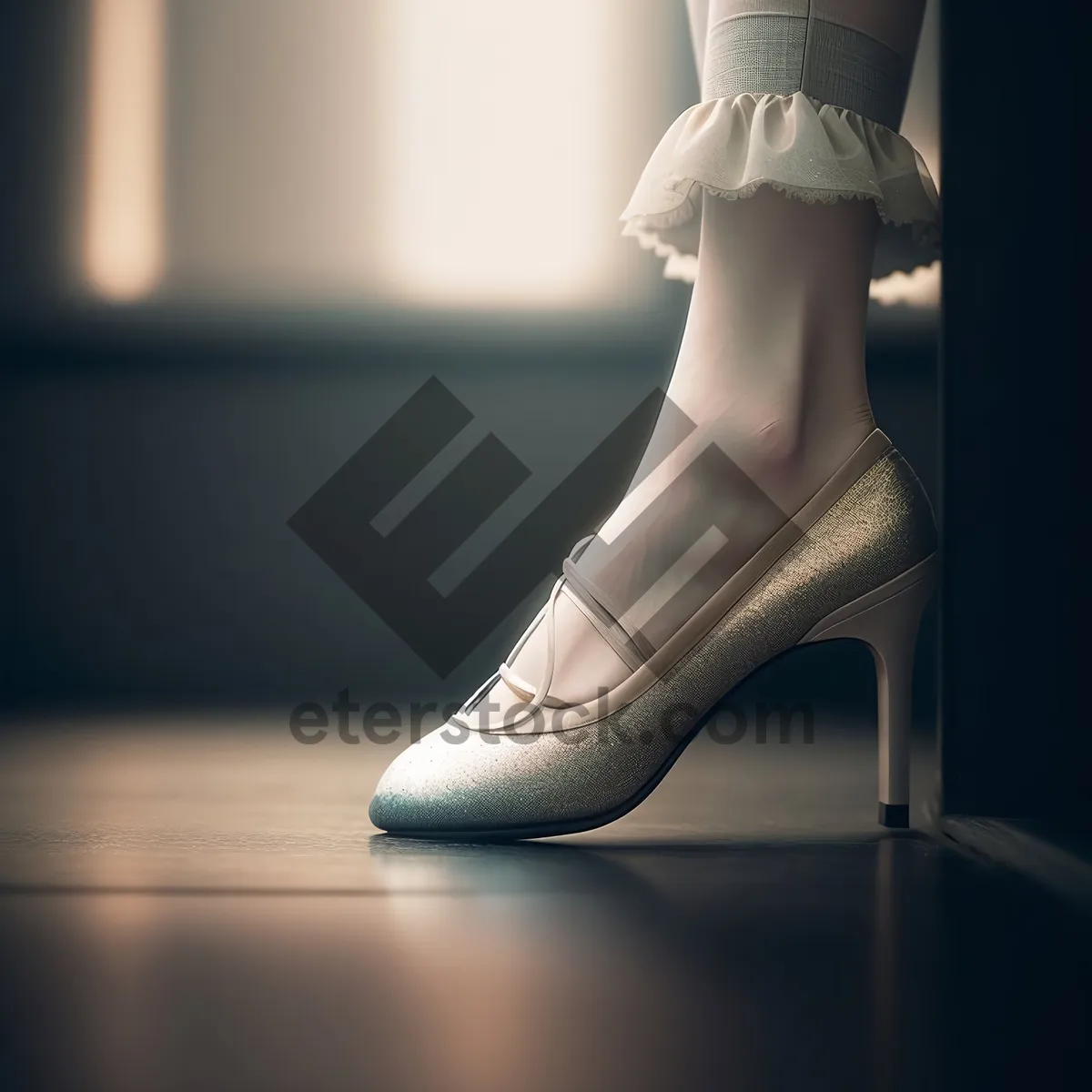 Picture of Seductive Lace Black Leg Fashion