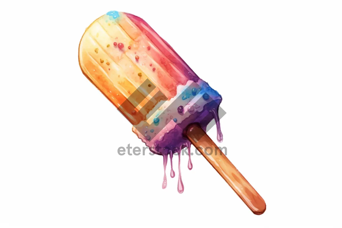 Picture of Frozen Dessert Pencil Ice Lolly on Stick