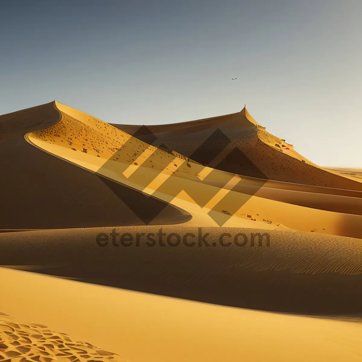 Picture of Morocco's Fiery Sands: Majestic Dunes under the Hot Sun