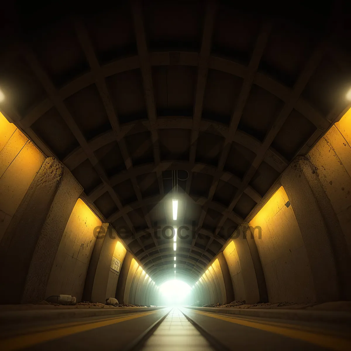 Picture of Urban Transit: Futuristic Underground Passage