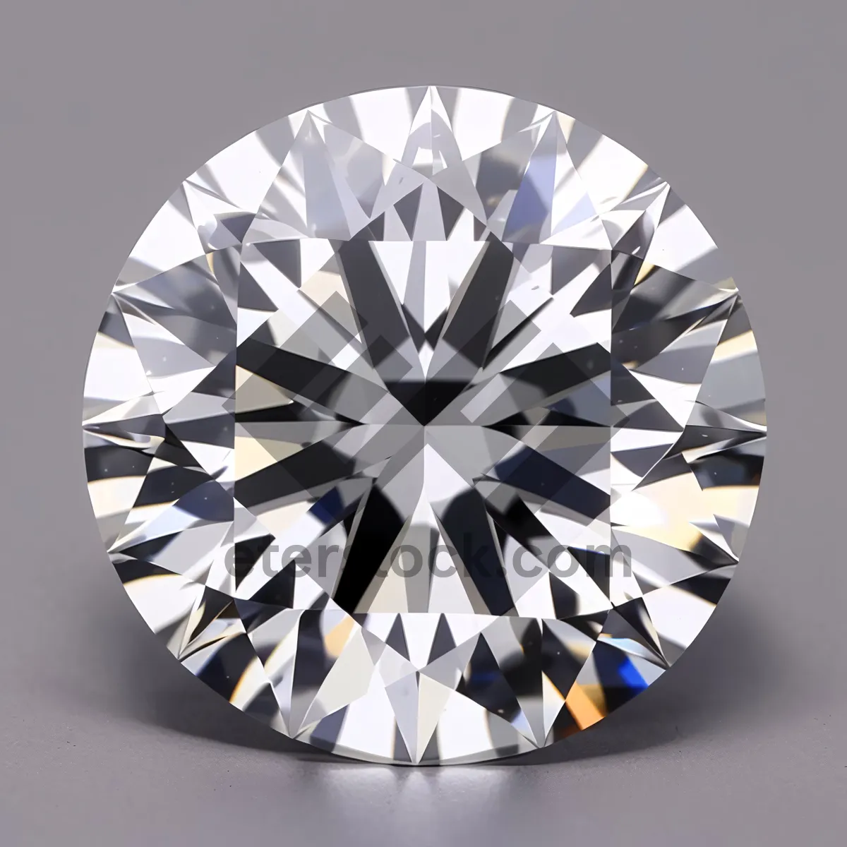 Picture of Shimmering Brilliance: Exquisite Diamond Jewel in Transparent Glass