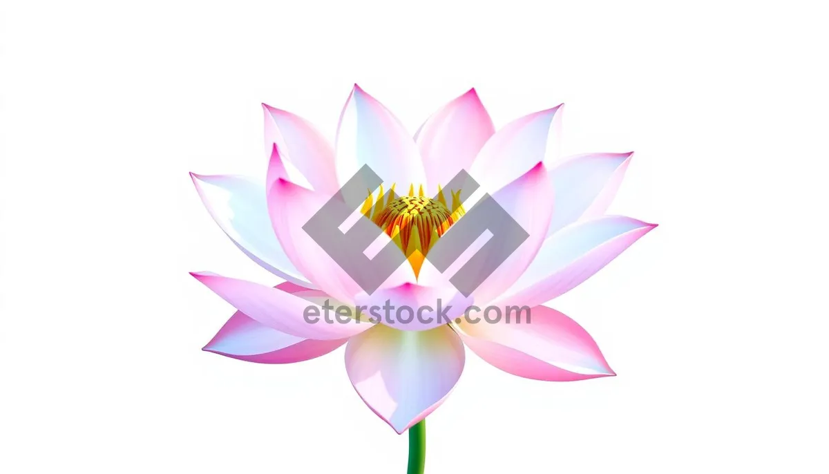 Picture of Colorful Lotus Flower Design - Pink Floral Art Inspiration