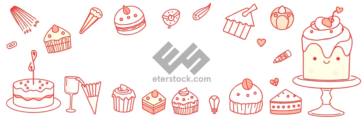 Picture of Graphic design symbols and icons set