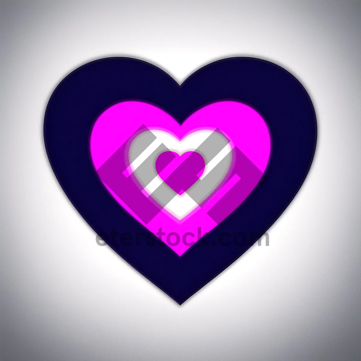 Picture of Love Symbol - Glass Heart Icon for Web Graphics