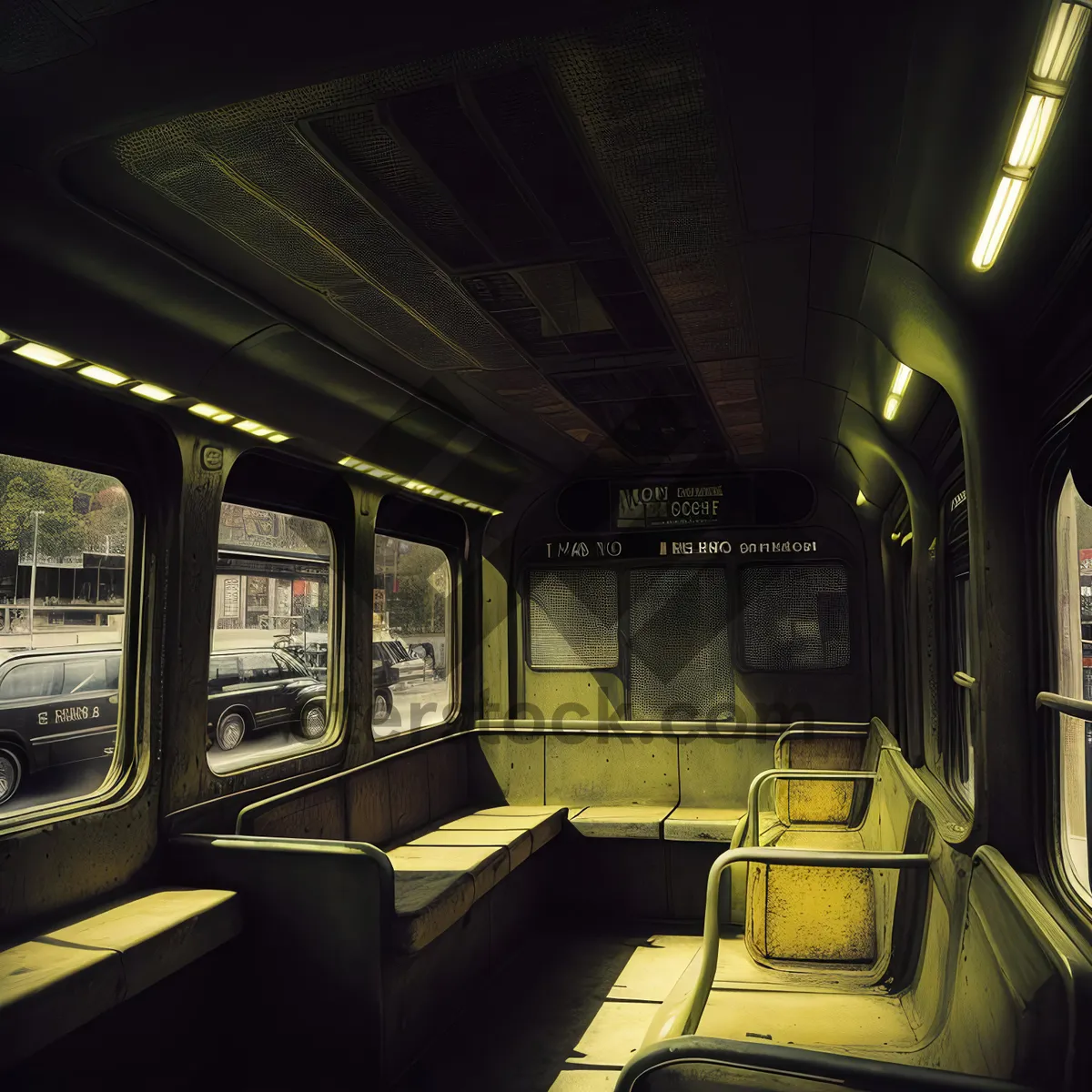 Picture of Urban Subway Train Interior Transportation