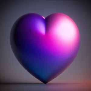 Colorful Balloon Hearts Shining Bright