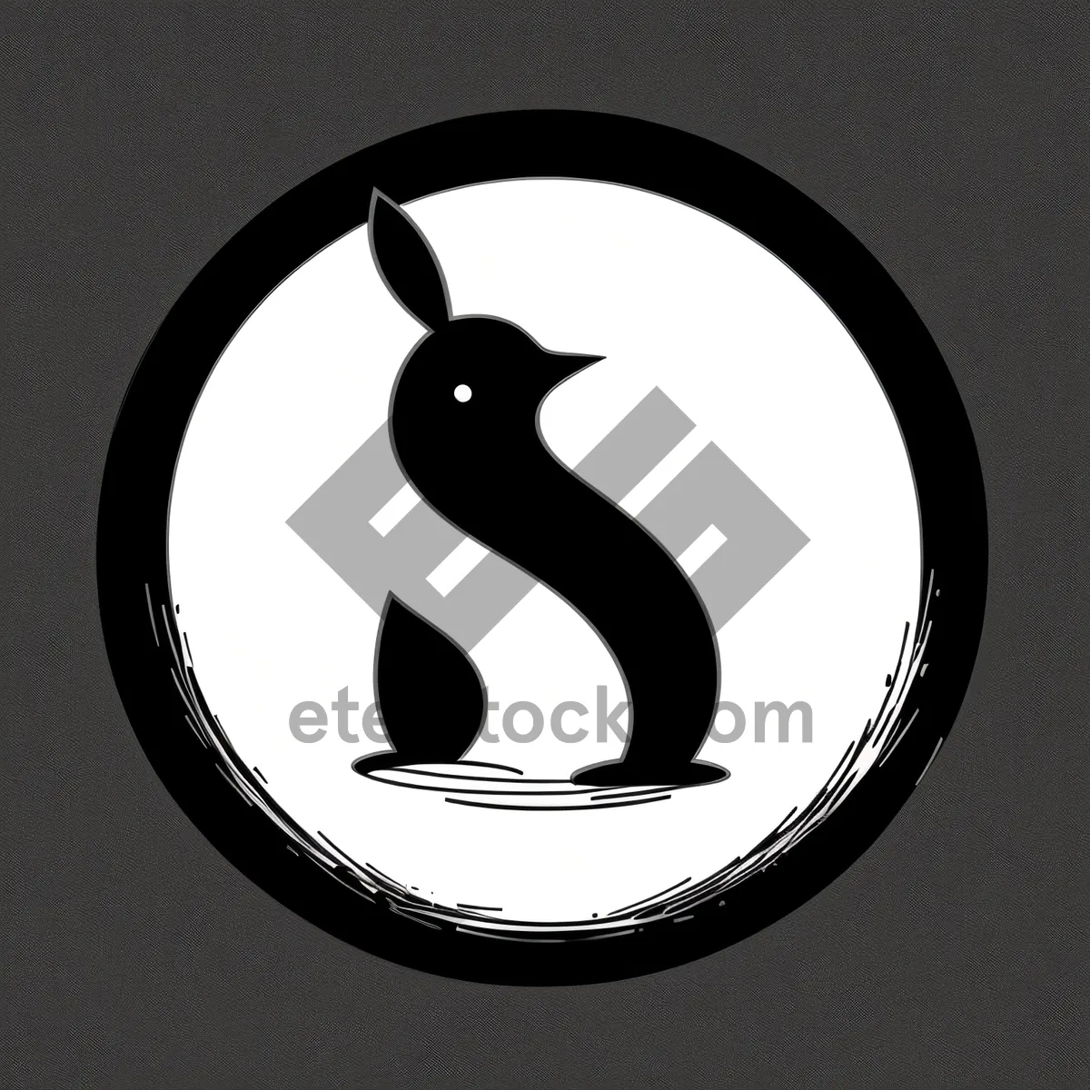 Picture of Black Graphic Circle Design Icon Art Symbol