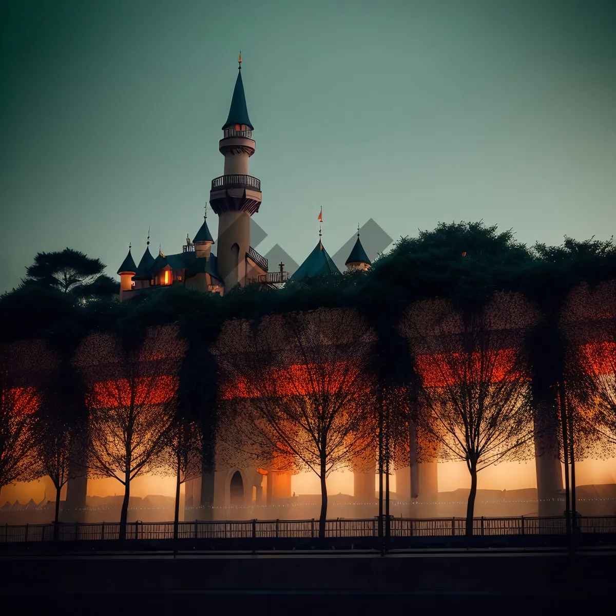 Picture of Majestic Minaret: Iconic Islamic Architecture