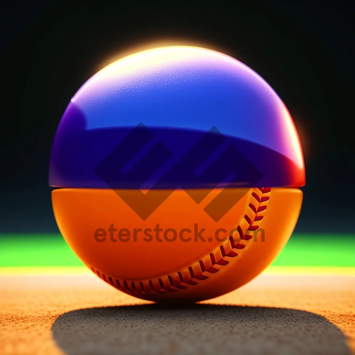 Picture of Easter Croquet Ball with Reflective Surface