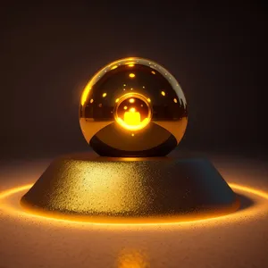 Shiny Circle: Digital Spotlight Lamp