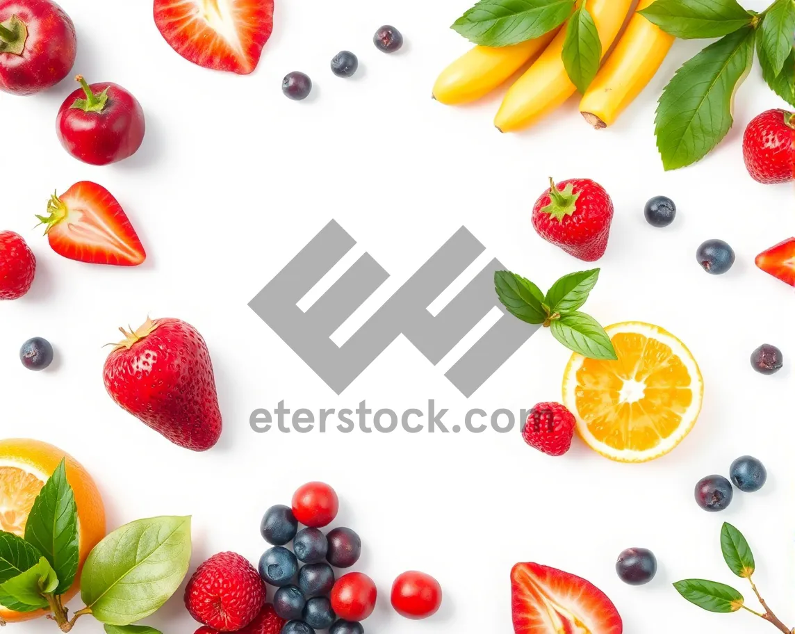 Picture of Fresh and Tasty Vegetable and Fruit Collection