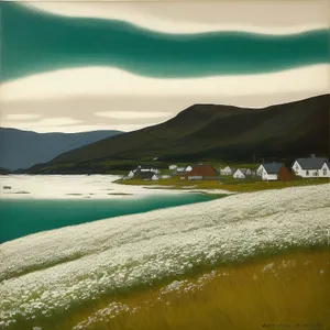 Tranquil Beachscape: A Serene Tropical Shoreline