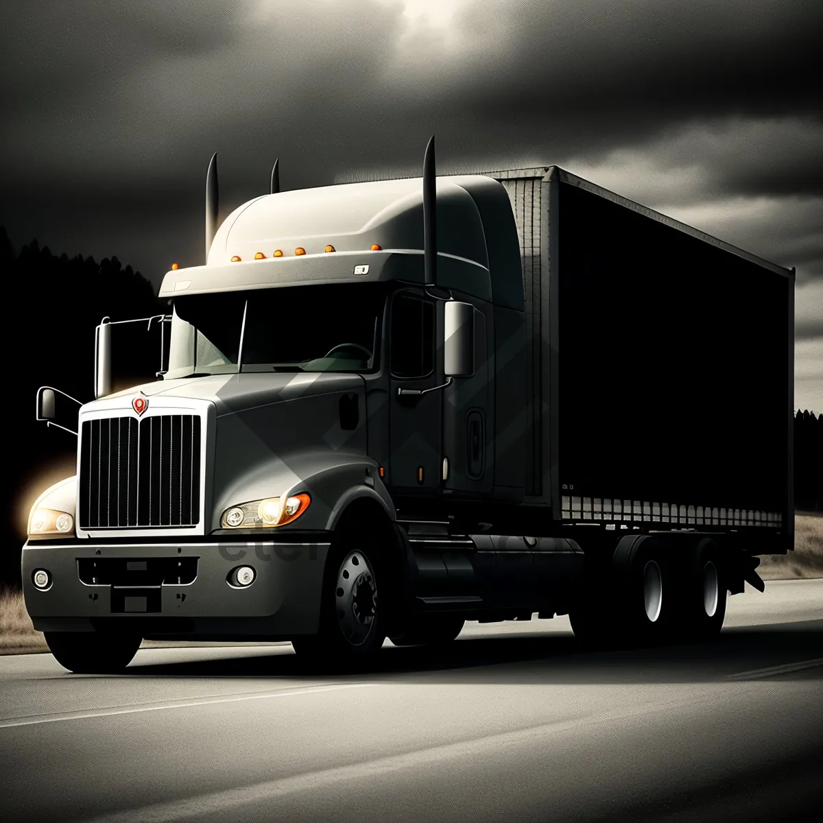 Picture of Highway Hauler: Fast and Reliable Trailer Truck Transportation