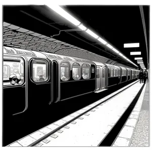 Urban Subway Transport in Motion - Fast City Rail