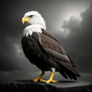 Majestic Bald Eagle in Flight