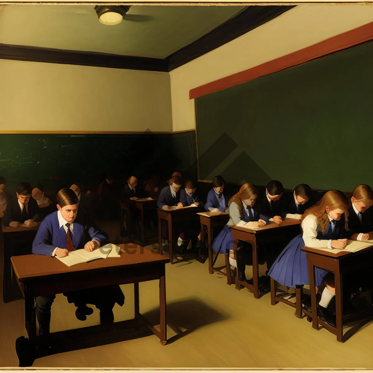 Picture of Professional Team Meeting in Classroom