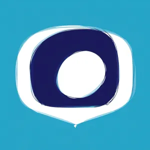 Mystical Moon Symbol: A 3D Circle Design Icon