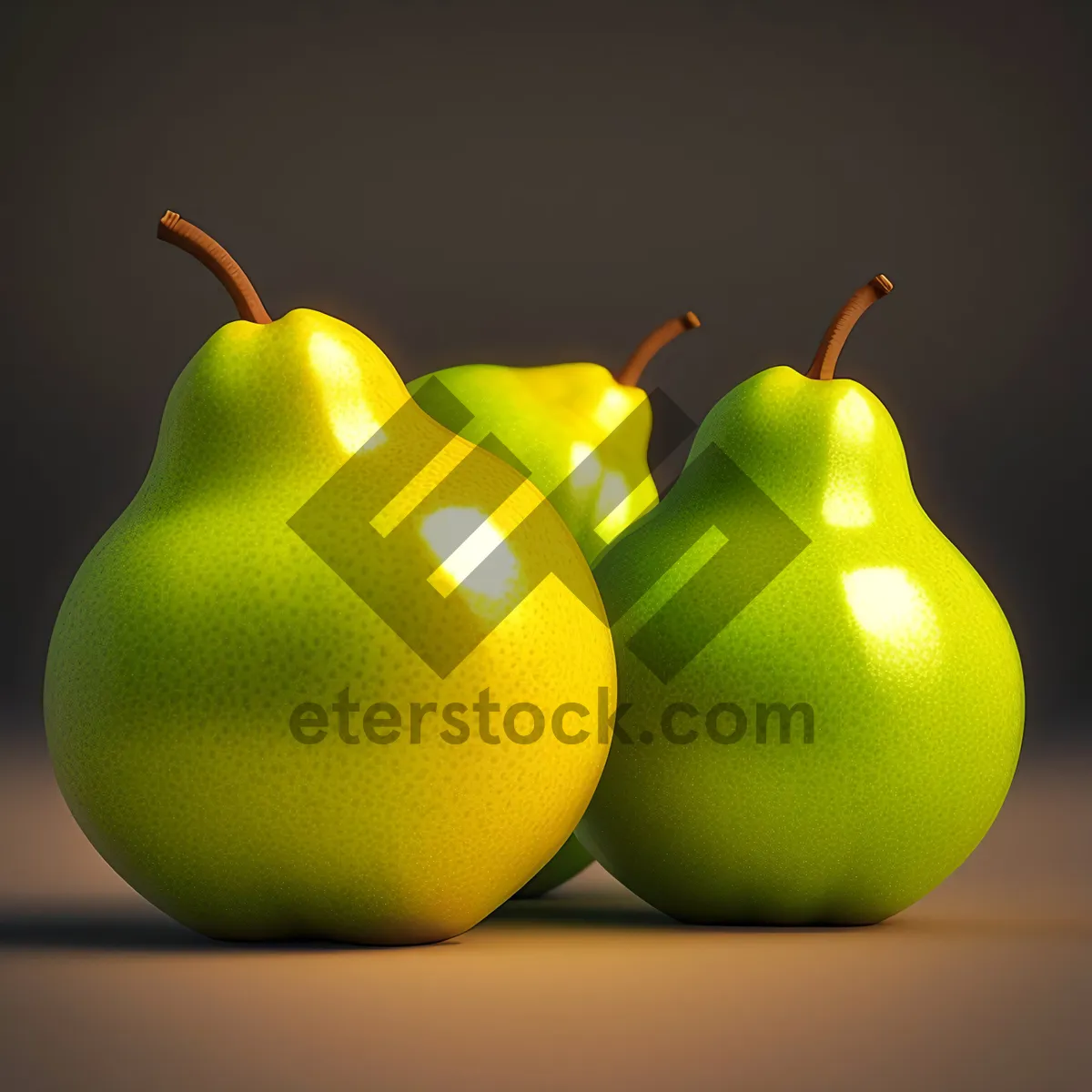 Picture of Vibrant Citrus Fruit - Lemon, Apple, Pear