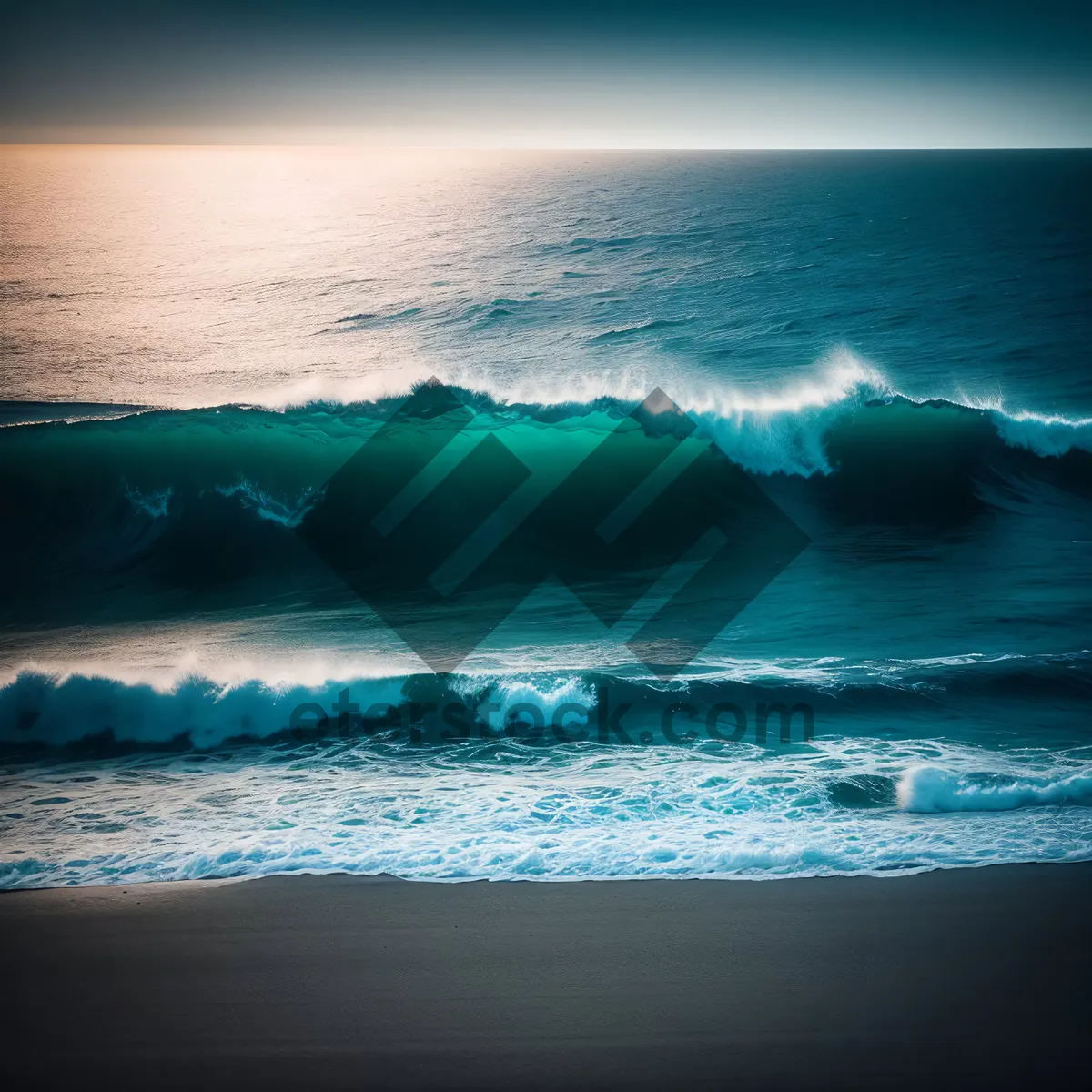 Picture of Serenity at the Coastal Sunset