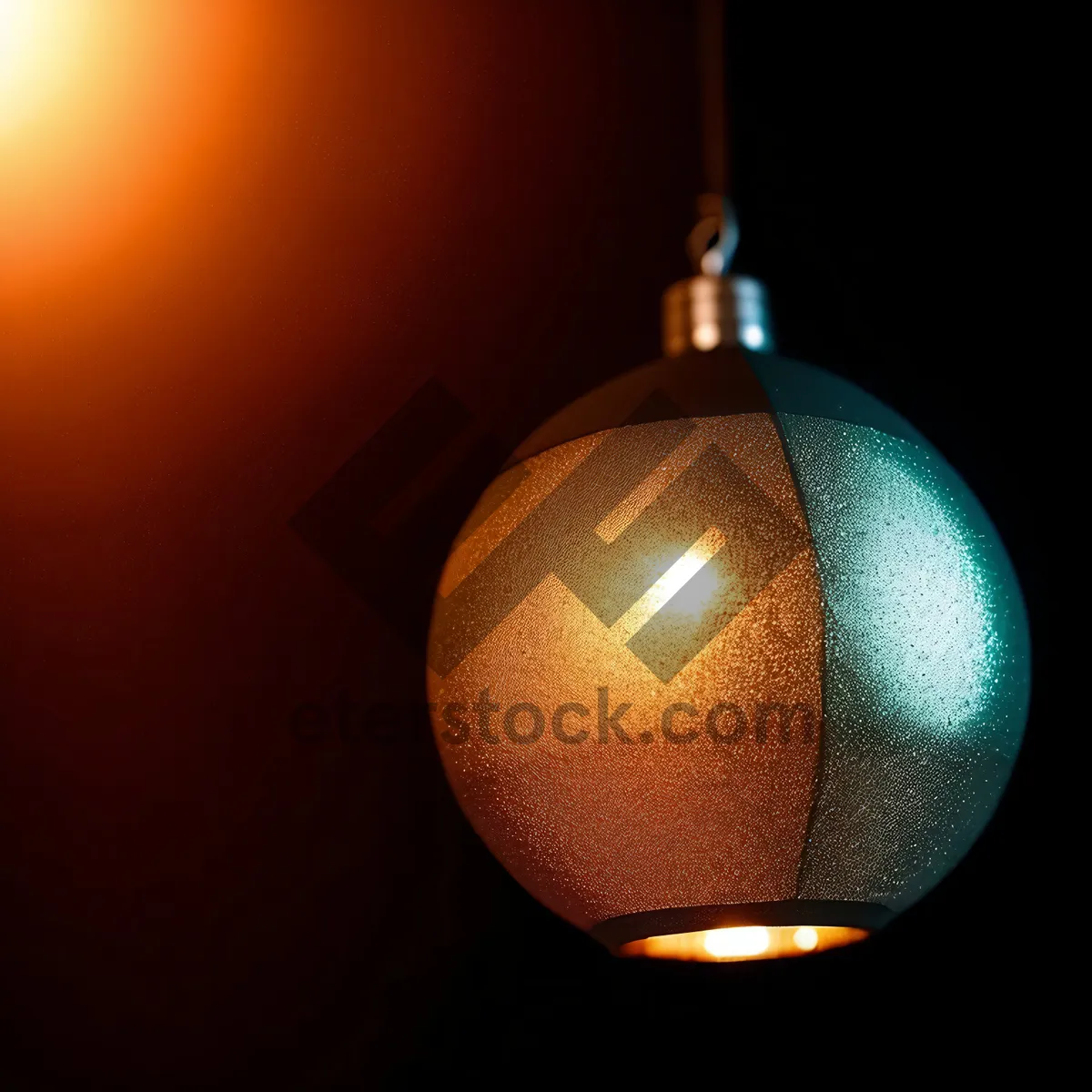Picture of Sparkling Winter Celebration: Ornamented Holiday Glass Sphere