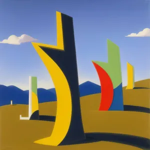 National Flag Fluttering Proudly in the Breeze