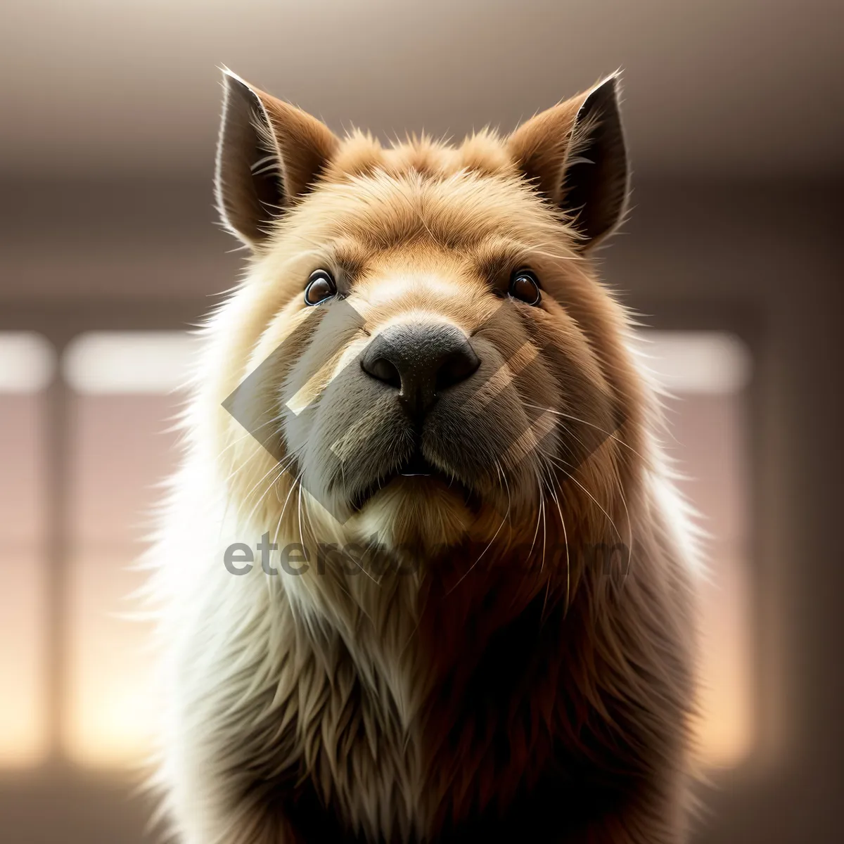 Picture of Wild King: Majestic Lion in Studio Portrait