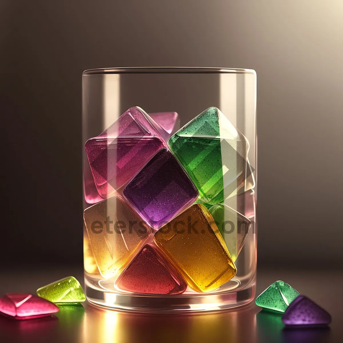 Picture of Reflected elegance in a perfumed glass box.