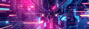 Glowing Starlight Celebration Graphic Design Wallpaper