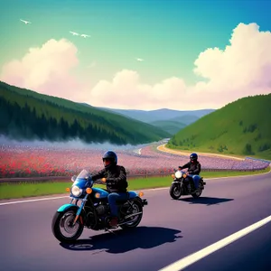 Adrenaline Rush: Speeding Motorcycle Races on the Road