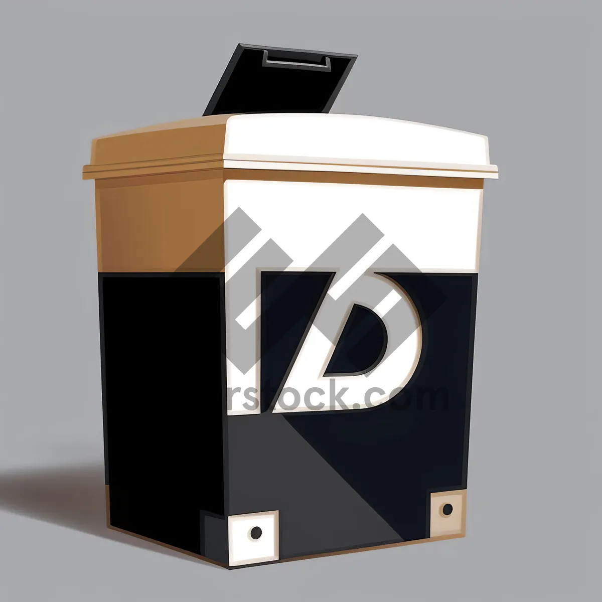 Picture of Cardboard Box 3D Package Icon