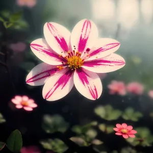 Vibrant Spring Phlox Blossom in Blossoming Garden