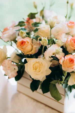 Romantic Pink Rose Bouquet for Wedding Celebration