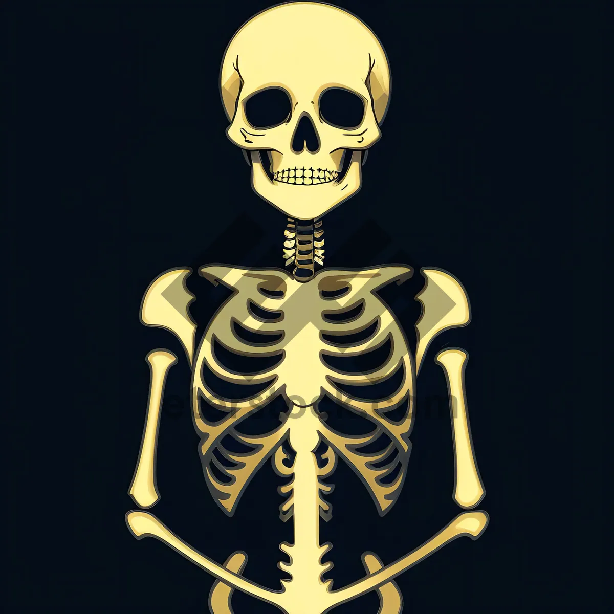 Picture of Skull and Bones: A Terrifying Pirate's Anatomy Amulet