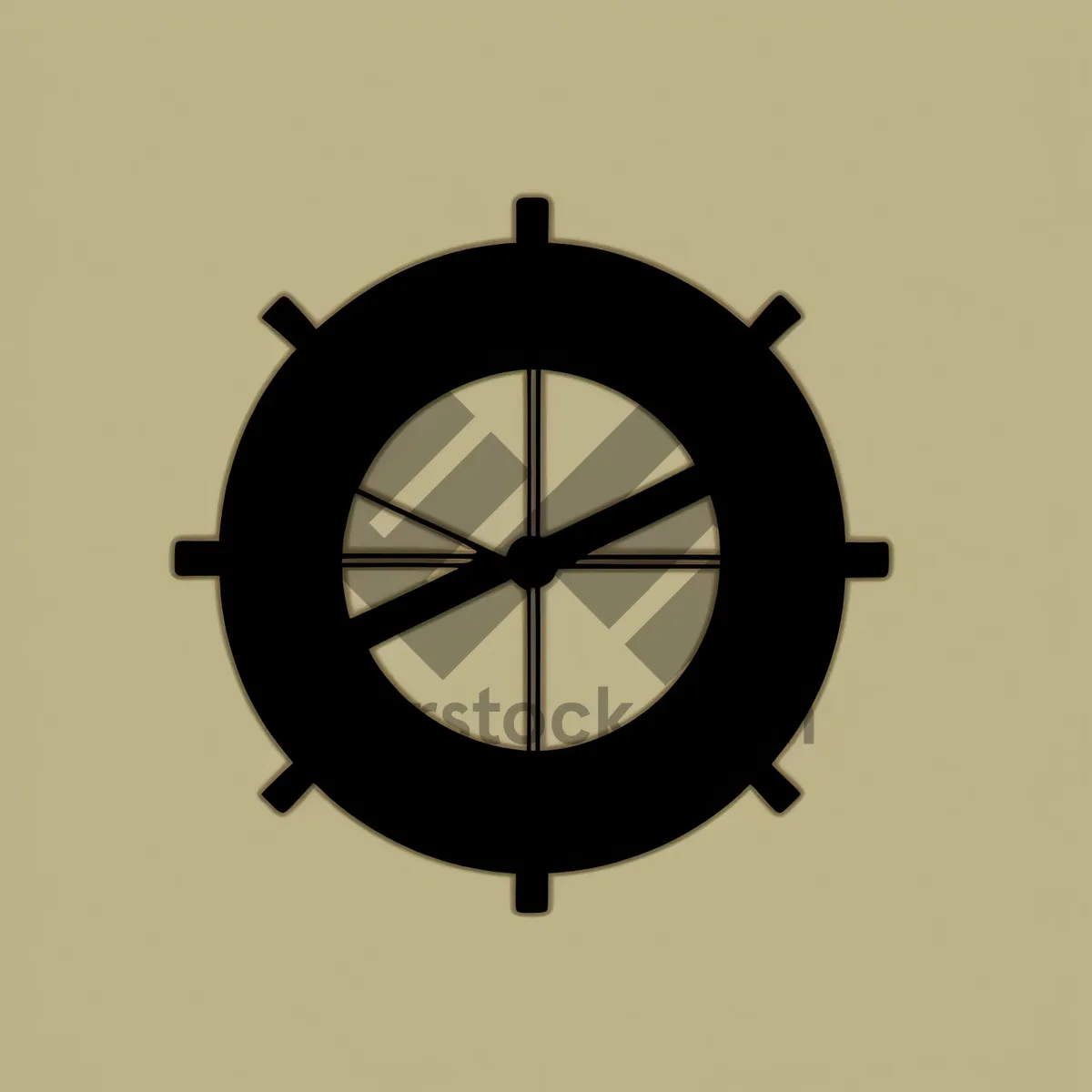 Picture of Rotating Wall Clock with Compass: Time and Direction in Sight