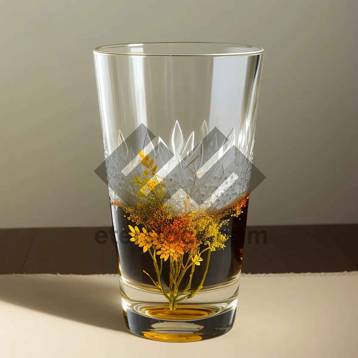 Picture of Golden Celebration Refreshment in Glass