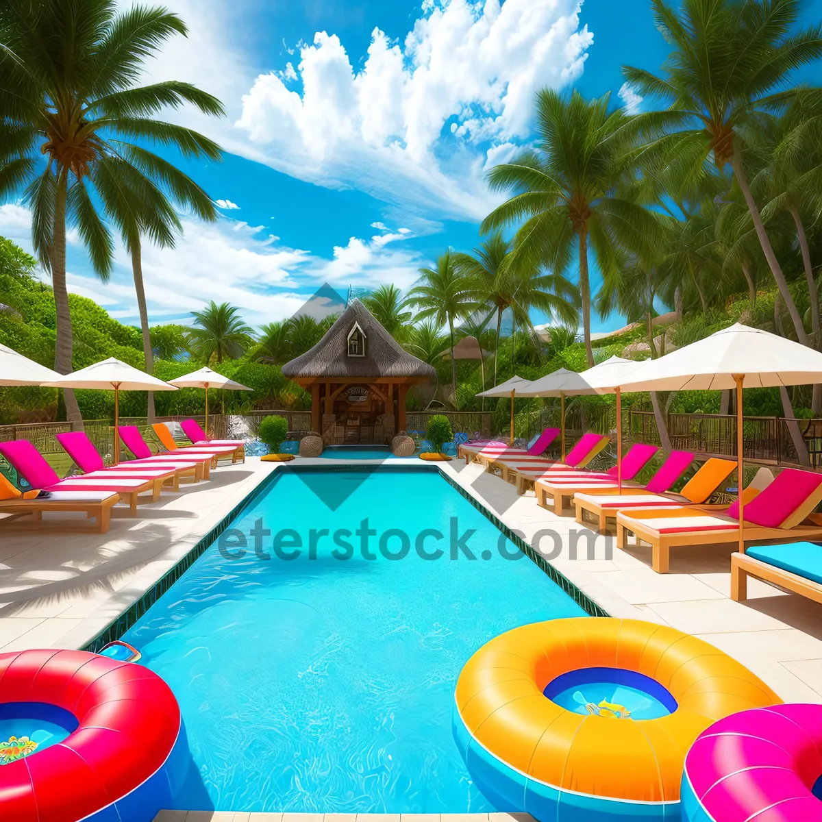 Picture of Exotic Tropical Paradise - Beach Resort Getaway