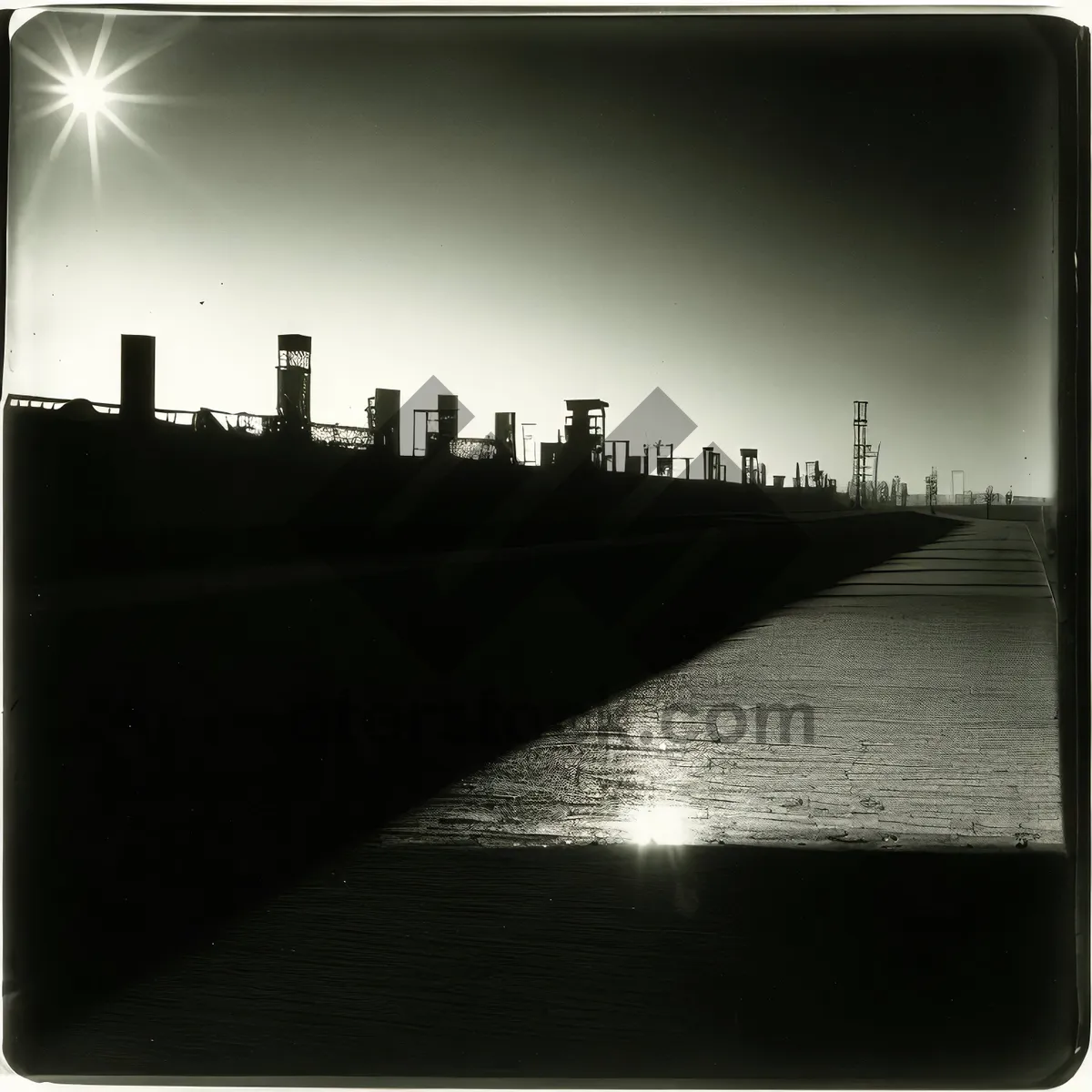 Picture of Urban Skyline Reflection on River